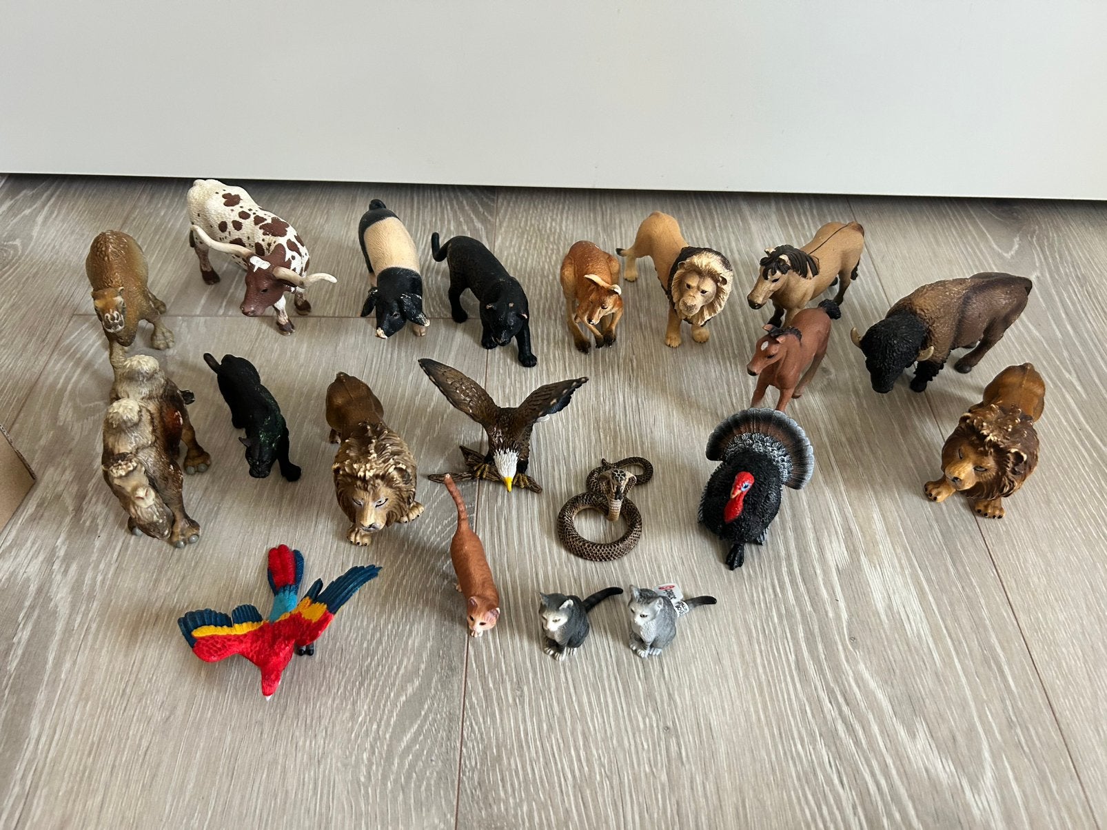 Verzameling Schleich dieren 20 stuks, Verzamelen, Dierenverzamelingen, Ophalen of Verzenden, Zo goed als nieuw, Beeldje of Figuurtje