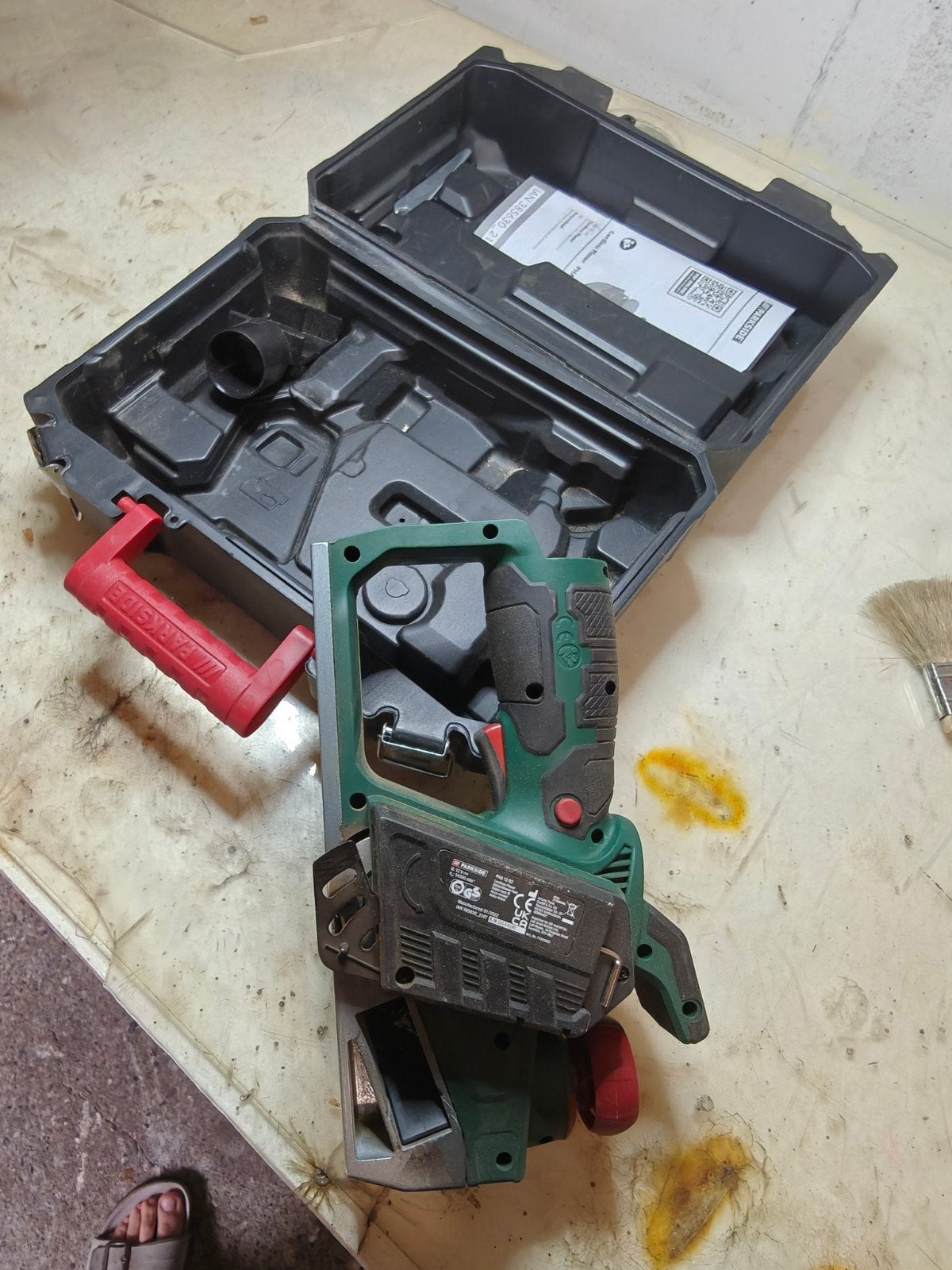 Parkside Accu Schaafmachine PHA 12 B2 12V excl accu lader, Ophalen of Verzenden