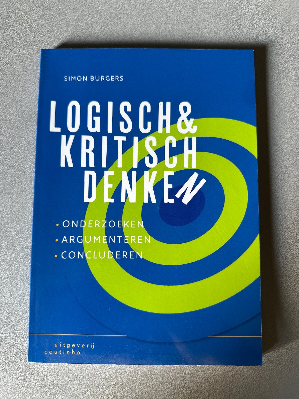Logisch & Kritisch Denken - Simon Burgers (Hbo/Wo), Ophalen of Verzenden, Gamma, Zo goed als nieuw, HBO