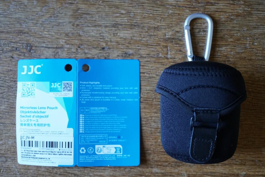 JJC LENS TAS, binnenmaat 62 x 68 mm., nieuw, ongebruikt, Ophalen of Verzenden, Nieuw, Overige typen, Overige merken