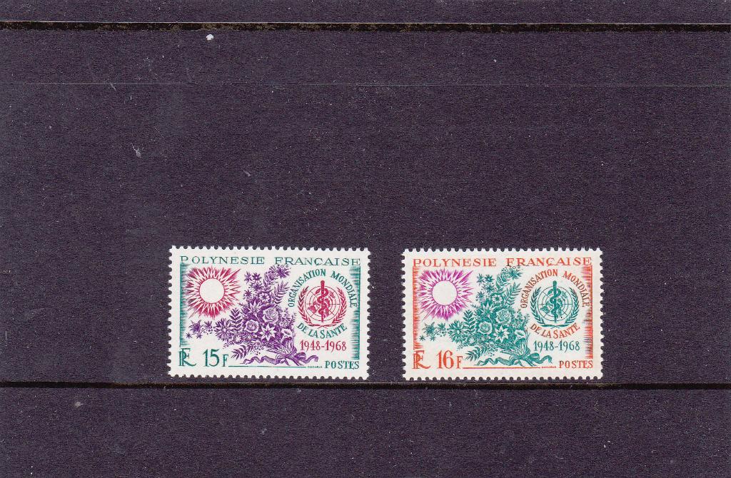 Franse Koloniën Polynesië 84/85 WHO (503), Verzenden, Postfris