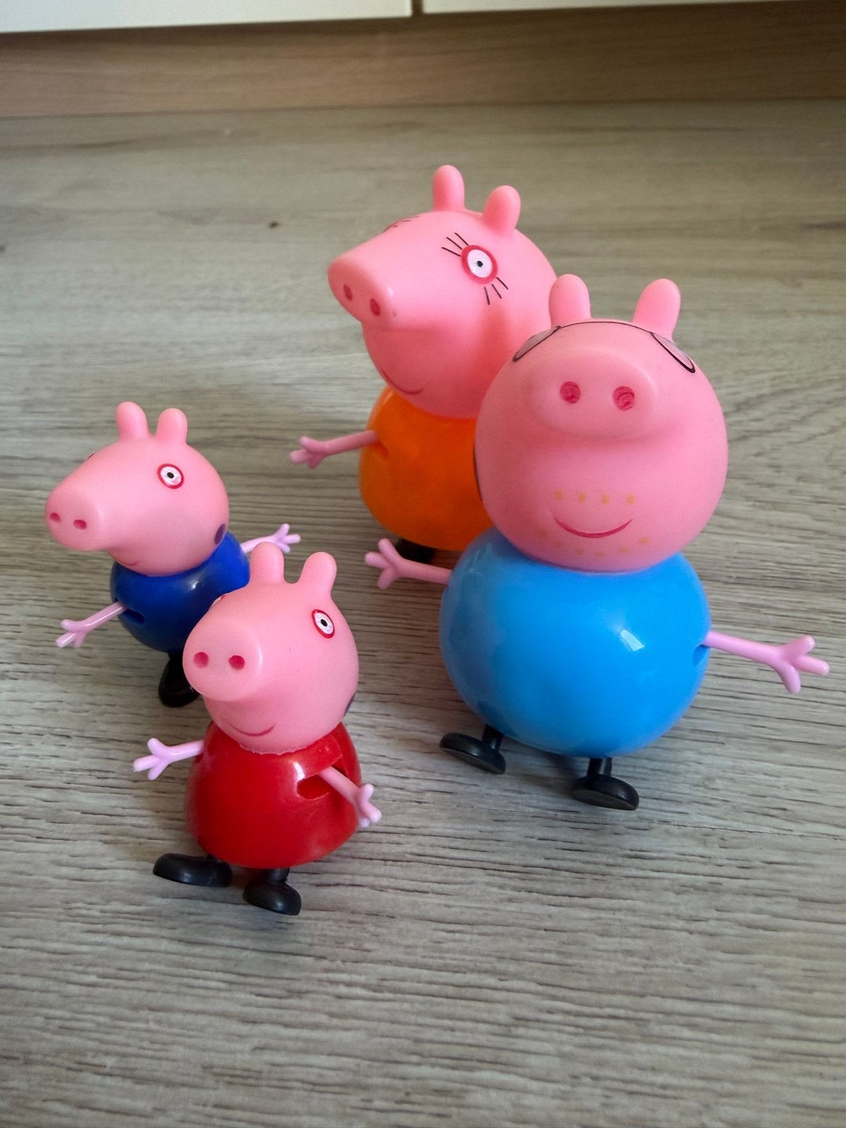 Peppa Pig speelfiguren set - 4 stuks, Ophalen, Gebruikt