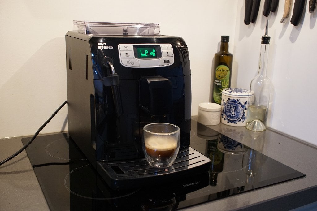 Philips Saeco espressomachine HD8751 – volautomaat, Gebruikt, Espresso apparaat, Koffiebonen, Ophalen