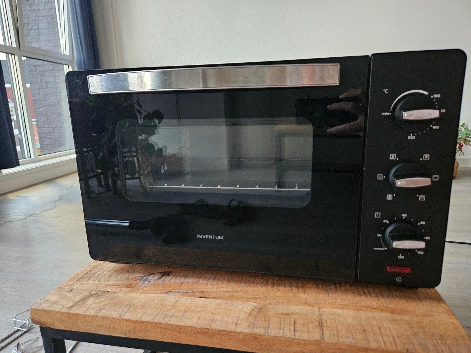 Oven Inventum OV307B, Ophalen, Minder dan 45 cm, Gebruikt, Hete lucht