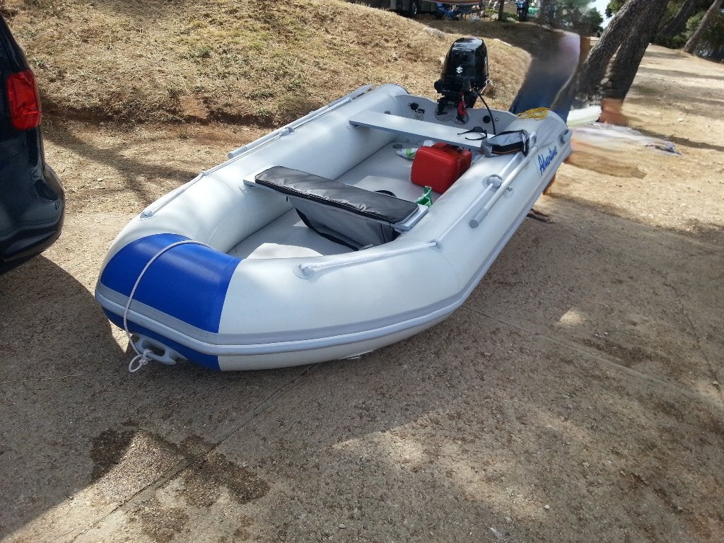 Te koop Zodiac Adventure met Suzuki DF15 buitenboordmotor, Ophalen, Airdeck, 15 pk, Peddels