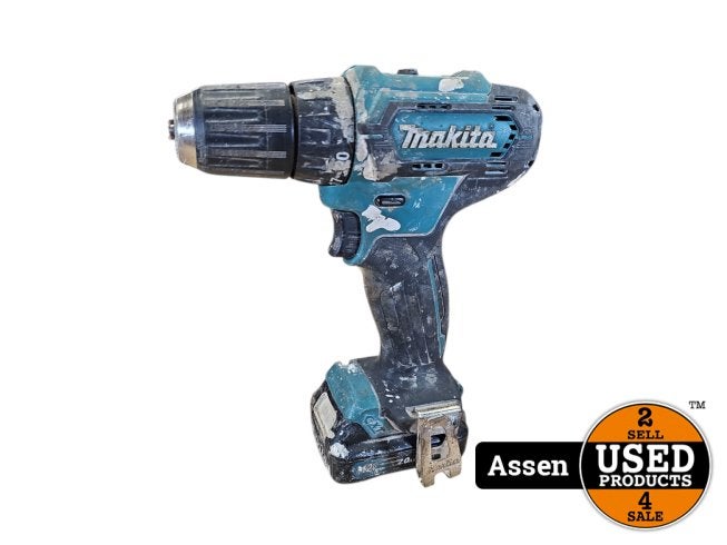 Makita DF333D 12V Boormachine Incl. 2.0Ah Accu, Makita, Zo goed als nieuw, Support@makita.com, Makita Corporation, 3-11-8, Sumiyoshi-cho, 
Anjo, Aichi 446-8502
Japan