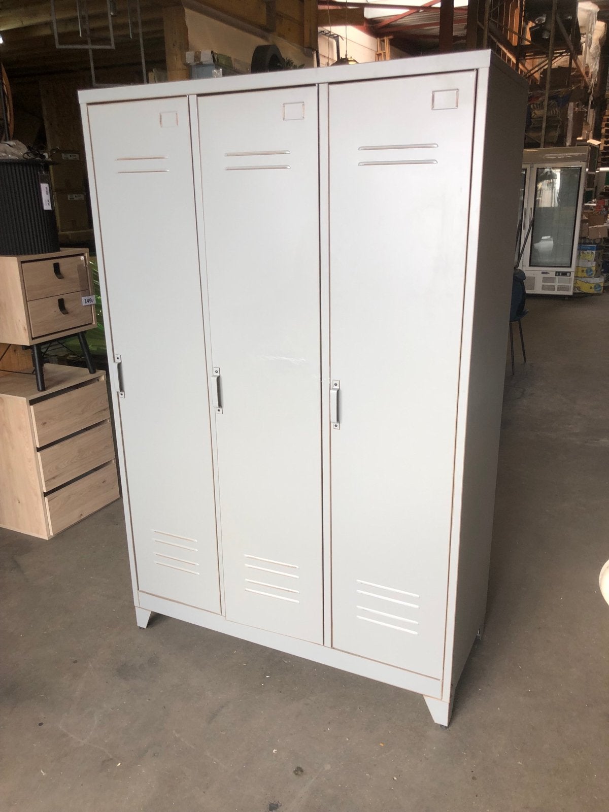 Nieuwe industriële locker kast - metaal - met lichte schade, Ophalen, ., Zo goed als nieuw, .