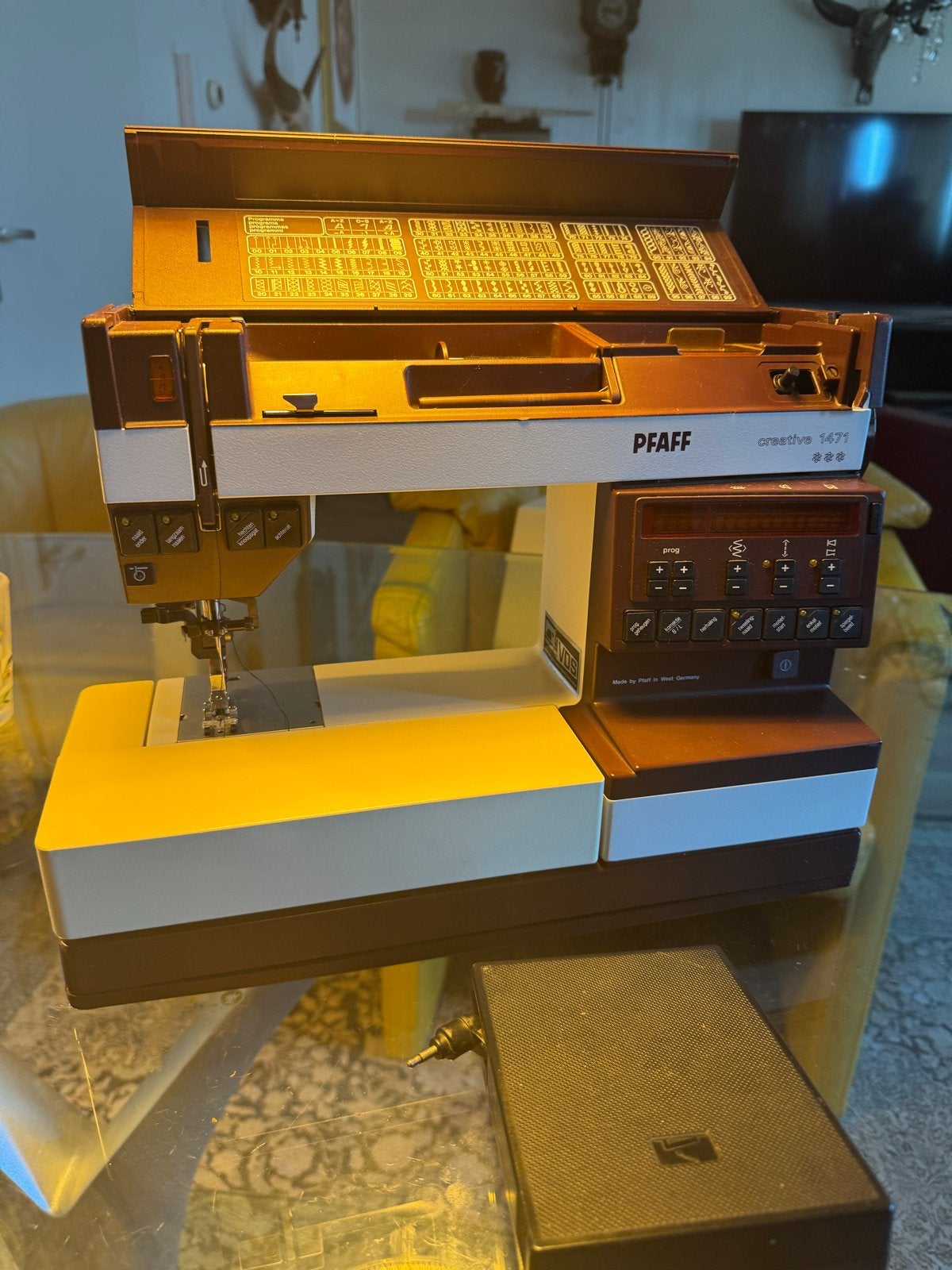 Pfaff creative 1471 naaimachine, Ophalen of Verzenden, Gebruikt, Naaimachine, Pfaff