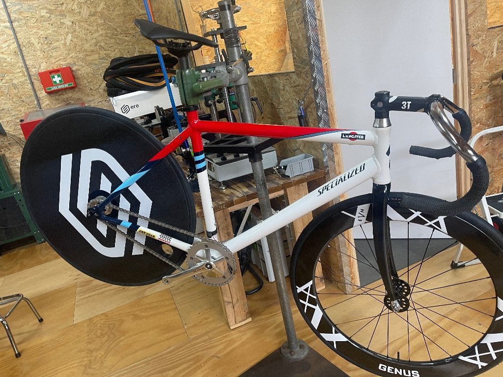 Specialized Langster Trackfiets - Custom Build, Fietsen en Brommers, Heren, Aluminium, Zo goed als nieuw, 53 tot 57 cm