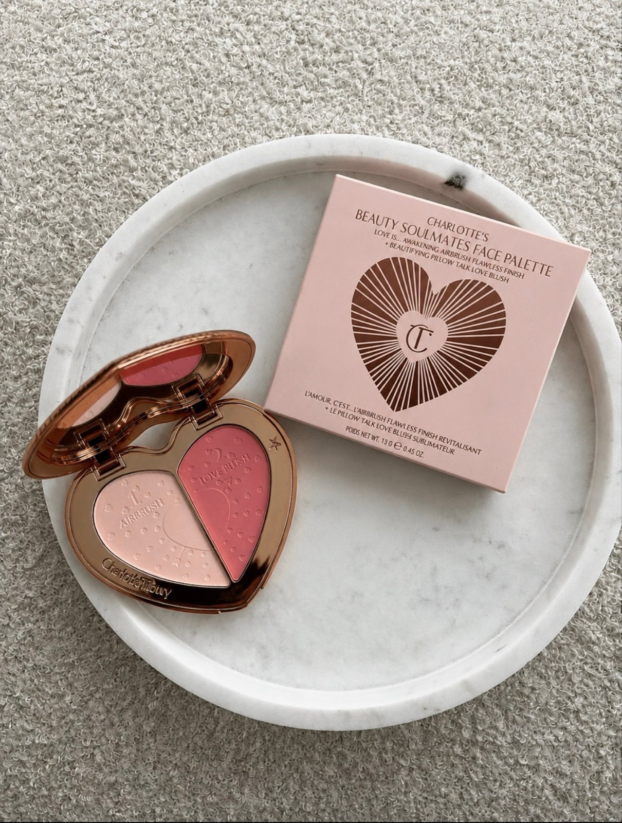 Charlotte Tilbury Pillow Talk Beauty Soulmates Face Palette, Gehele gezicht, Nieuw, Ophalen of Verzenden, Make-up