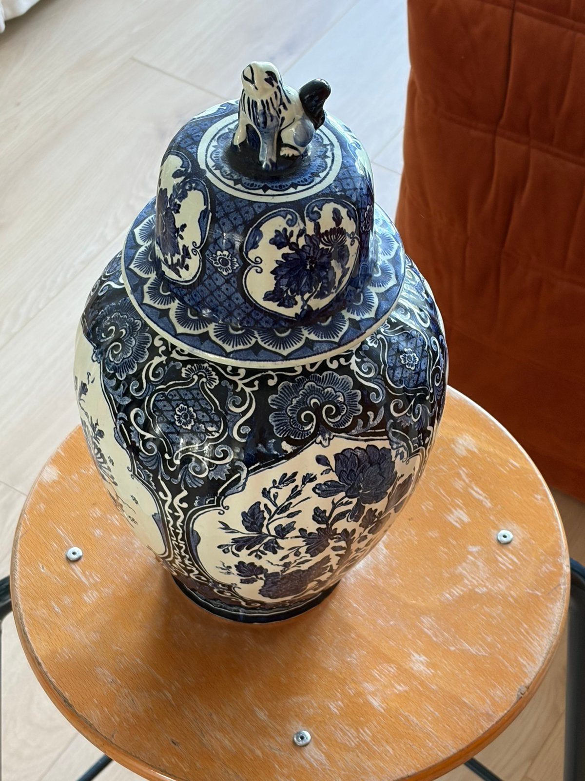 Royal Sphinx Delfts Blauw vaas, Ophalen