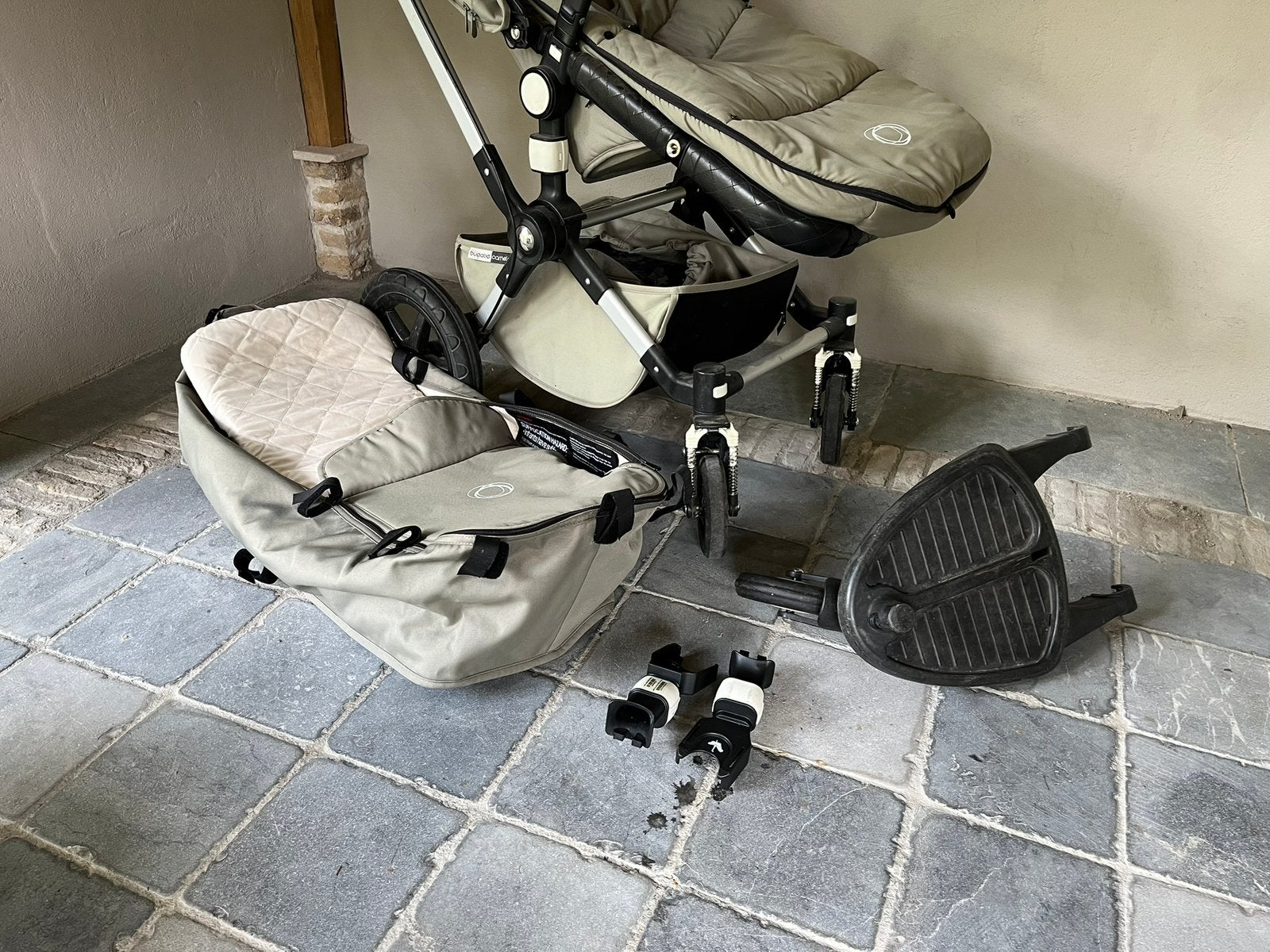 Kinderwagen Bugaboo Cameleon 3 + 2x traphekjes, Ophalen, Gebruikt, Bugaboo, Combiwagen