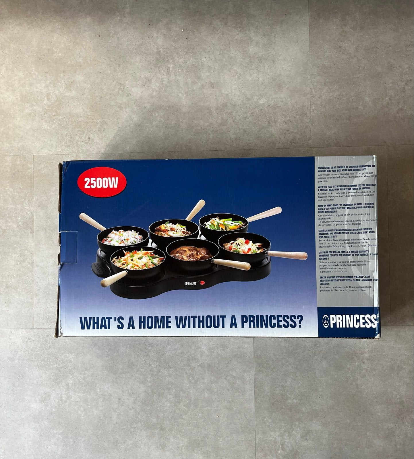 Princess 162310 Family Wonder Wok, Witgoed en Apparatuur, Ophalen of Verzenden, Zo goed als nieuw, 4 t/m 7 personen