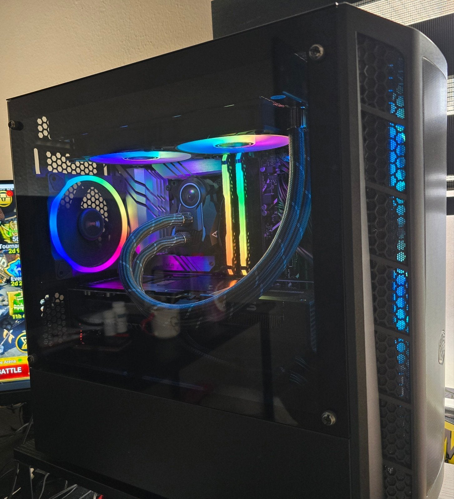 Te koop: Gaming PC / Krachtige basis, Computers en Software, Desktop Pc's, Zo goed als nieuw, 4 Ghz of meer, HDD, 32 GB, Gaming