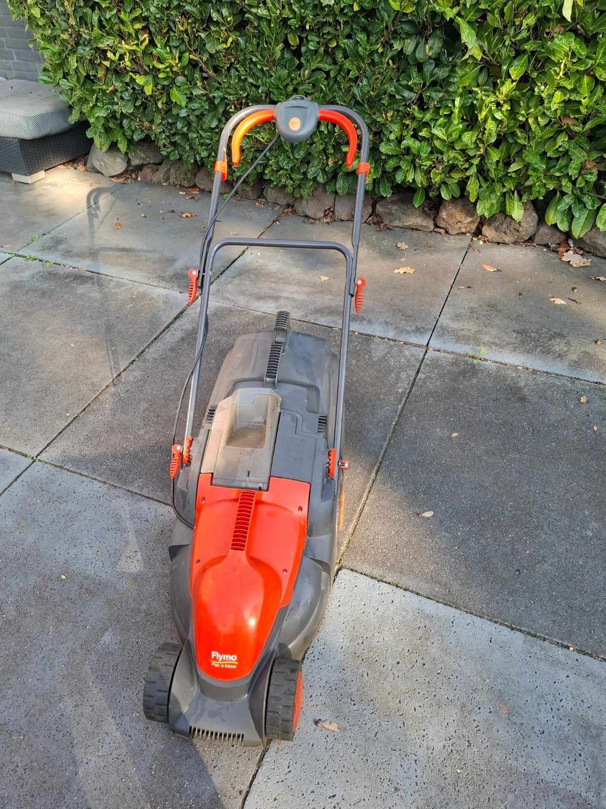 Grasmaaier Flymo Pac a Mow, Ophalen, Gebruikt, Elektrische grasmaaier, Flymo