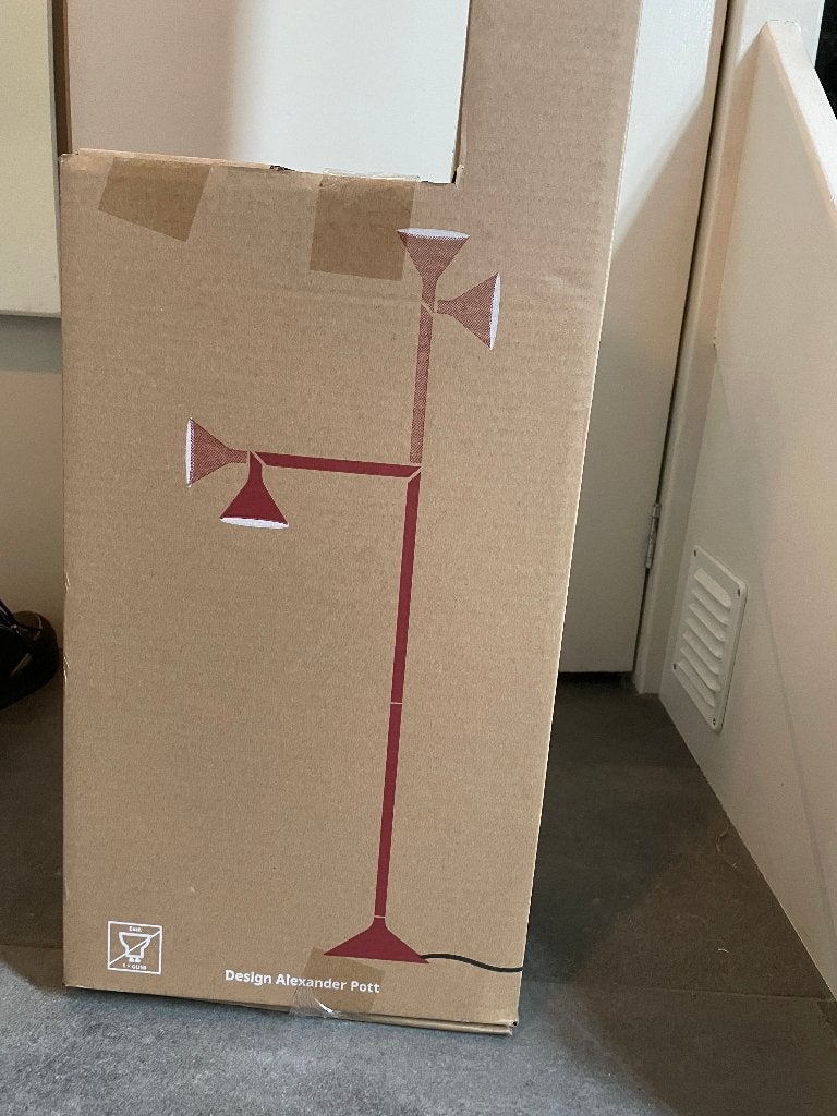 Ikea PS 2026 rode vloerlamp, Huis en Inrichting, Lampen | Vloerlampen, Ophalen, Nieuw, 150 tot 200 cm