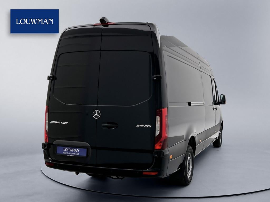 Mercedes-Benz Sprinter 317 L3H2 PRO Nieuw Gratis 12 Maanden, Automaat, Gebruikt, 4 cilinders, Zwart