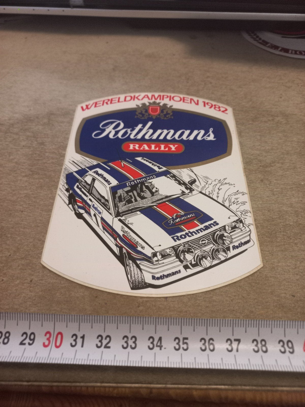 Rothmans Rally Wereldkampioen 1982 Sticker, Ophalen of Verzenden