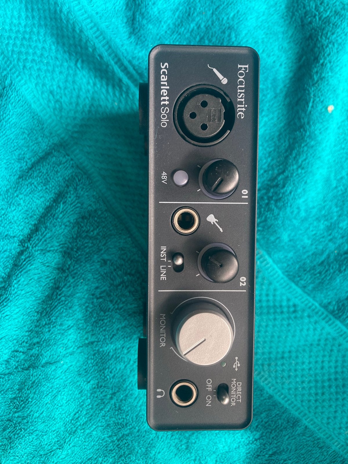 Focusrite Scarlett Solo USB Audio Interface, Ophalen of Verzenden, Zo goed als nieuw