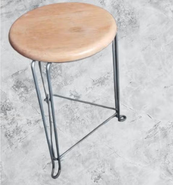 Vintage Tomado Krukje Industrieel Design, Ophalen, Gebruikt, Hout