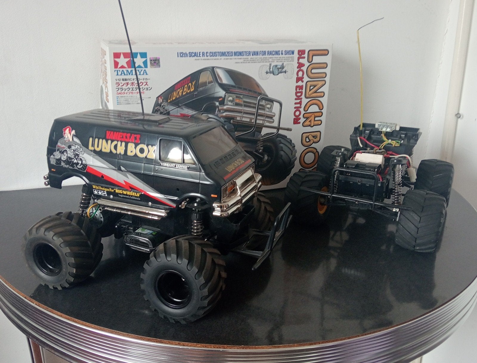RC Tamiya Lunchbox + vintage onderstel, Ophalen of Verzenden, Zo goed als nieuw, Onderdeel