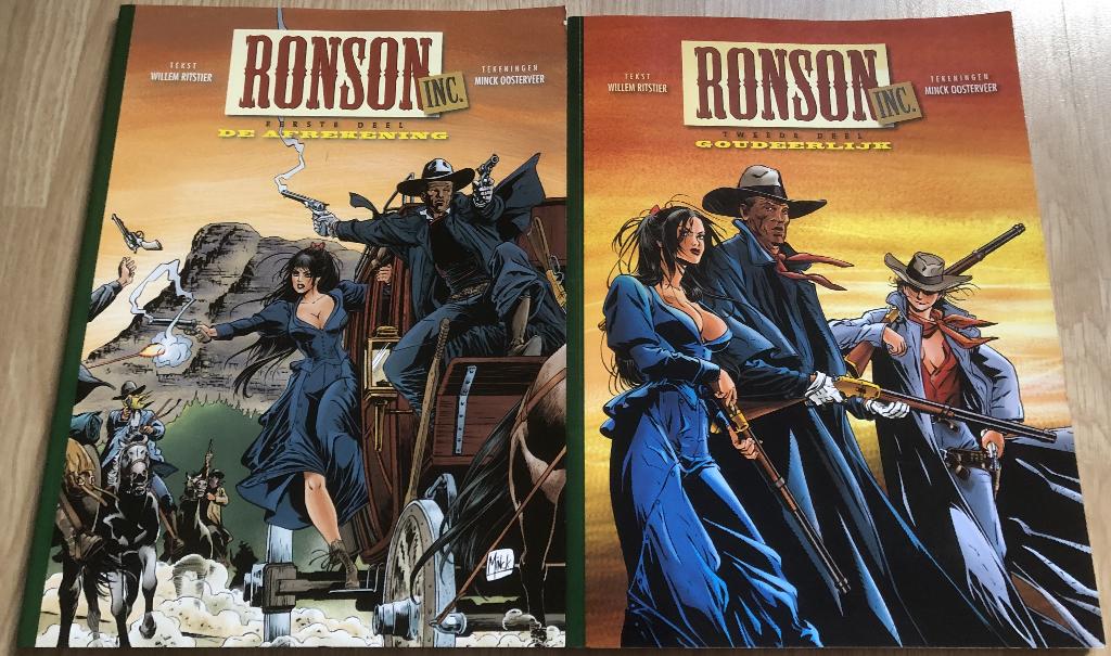 RONSON - 2 STRIPBOEKEN - SOFTCOVER, Meerdere stripboeken, Ophalen of Verzenden, Nieuw