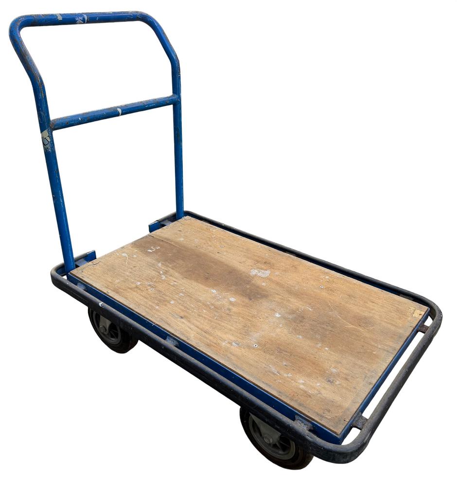 Transportkar / magazijnkar / plateauwagen 500kg draagkracht, 100 liter of meer, Ophalen, Gebruikt, Transportkar