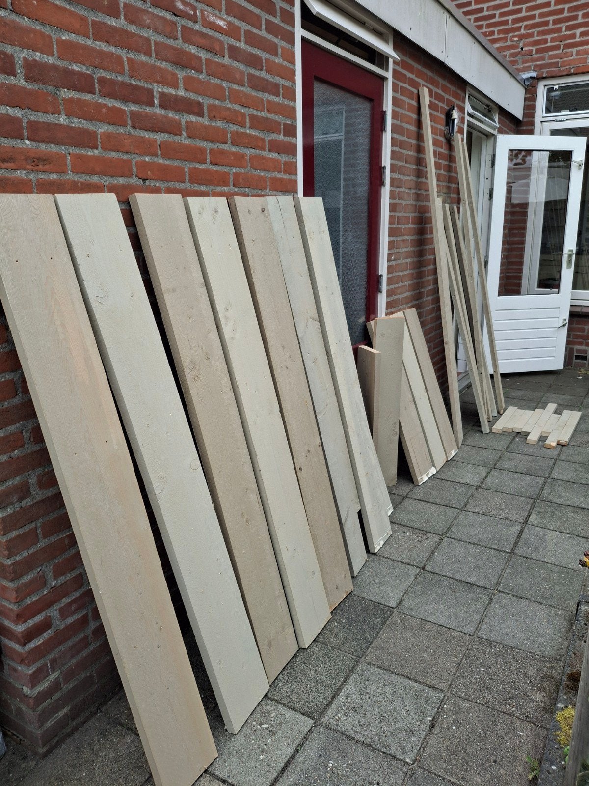 Gebruikt hout, verschillende afmetingen., Ophalen, Gebruikt, Minder dan 25 mm, Plank