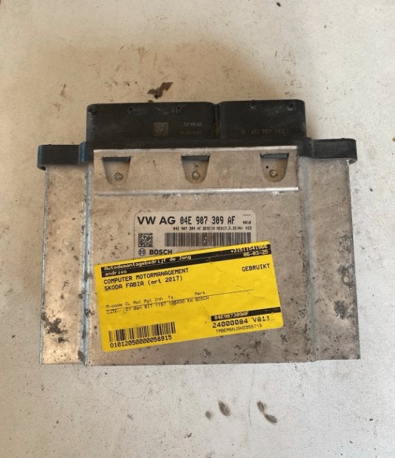 Škoda Fabia III / Polo V (6R) 1.2TSi (CJZC) 04E907309AF Ecu, Ophalen of Verzenden