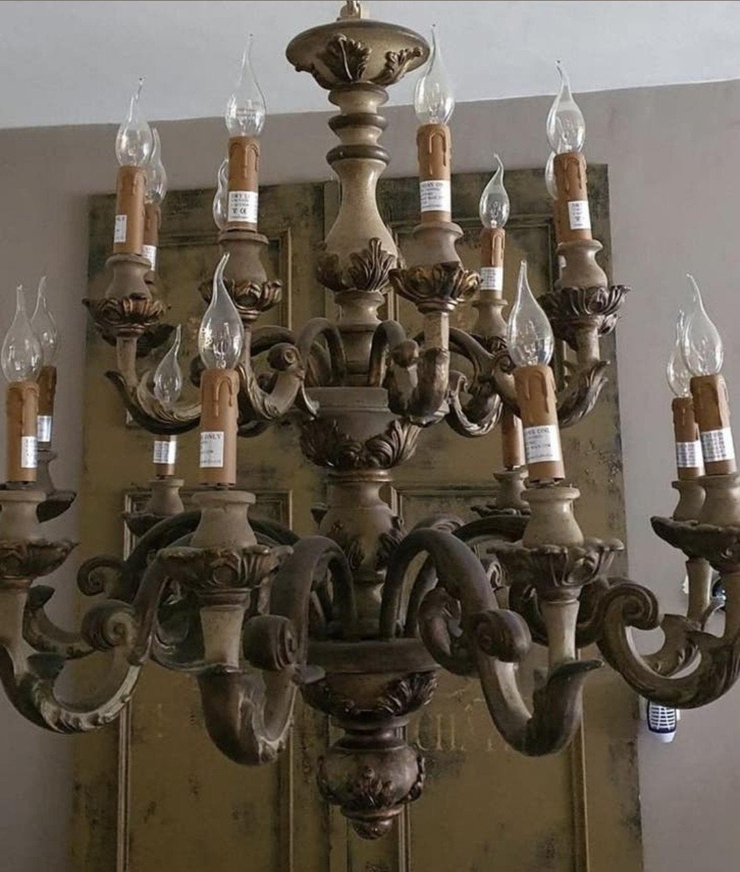 Prachtige Italiaanse kroonluchter  rococo, Antiek en Kunst, Ophalen of Verzenden