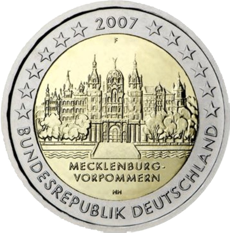 Euromunten, Ophalen of Verzenden, Duitsland, 2 euro, Losse munt