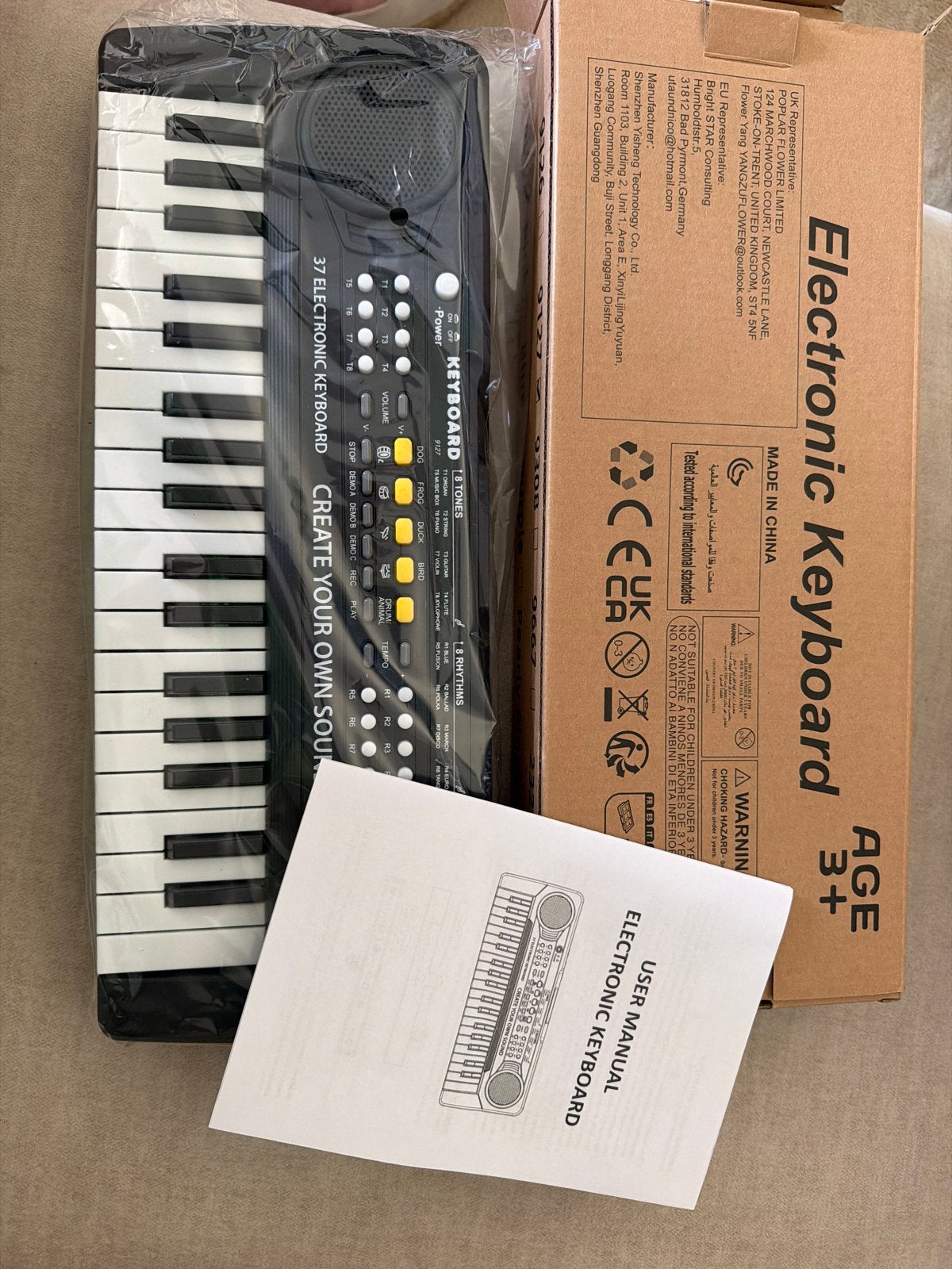 Elektronisch keyboard met microfoon voor kinderen, Muziek en Instrumenten, Keyboards, Ophalen of Verzenden, Nieuw, Overige aantallen