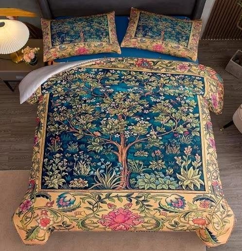 William Morris dekbedovertrek [v], Nieuw, Ophalen of Verzenden, Deken of Dekbed, Overige kleuren