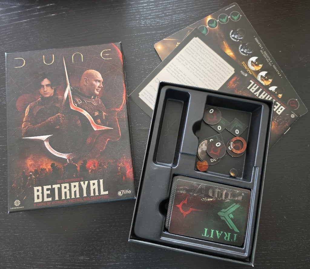 Dune Betrayal Boardgame, Hobby en Vrije tijd, Gezelschapsspellen | Bordspellen, Vijf spelers of meer, Ophalen of Verzenden, Gebruikt