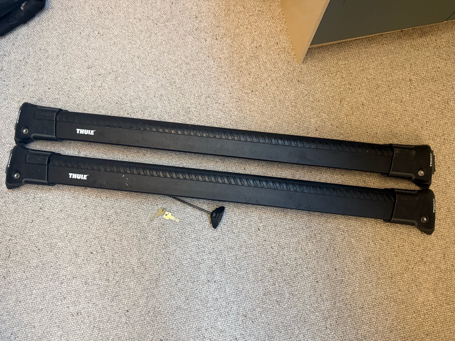 Thule Wingbar Edge 9582 Black Edition set, Ophalen of Verzenden, Gebruikt