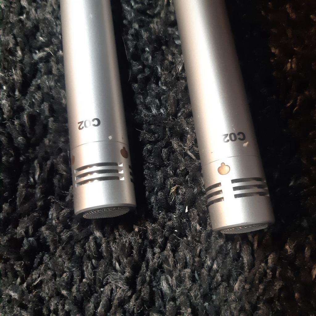 Samson C02 Condensator Microfoons (Set van 2), Muziek en Instrumenten, Microfoons, Ophalen, Gebruikt, Studiomicrofoon