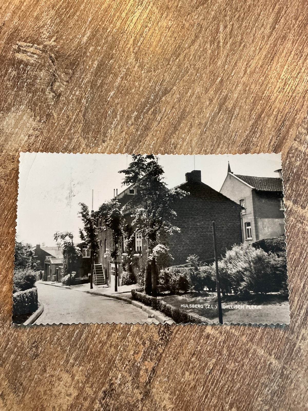 Oude Ansichtkaart Hulsberg (Z.L.) Idyllisch Plekje, Verzamelen, Ophalen of Verzenden, Gelopen, Limburg