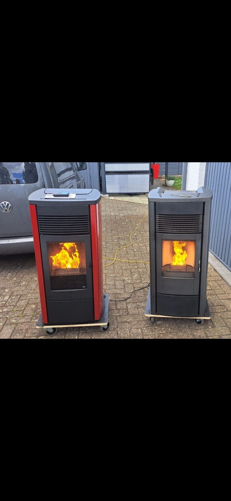 Te koop 2 pelletkachels van het merk mcz., Ophalen of Verzenden, Zo goed als nieuw, Vrijstaande haard, Overige soorten