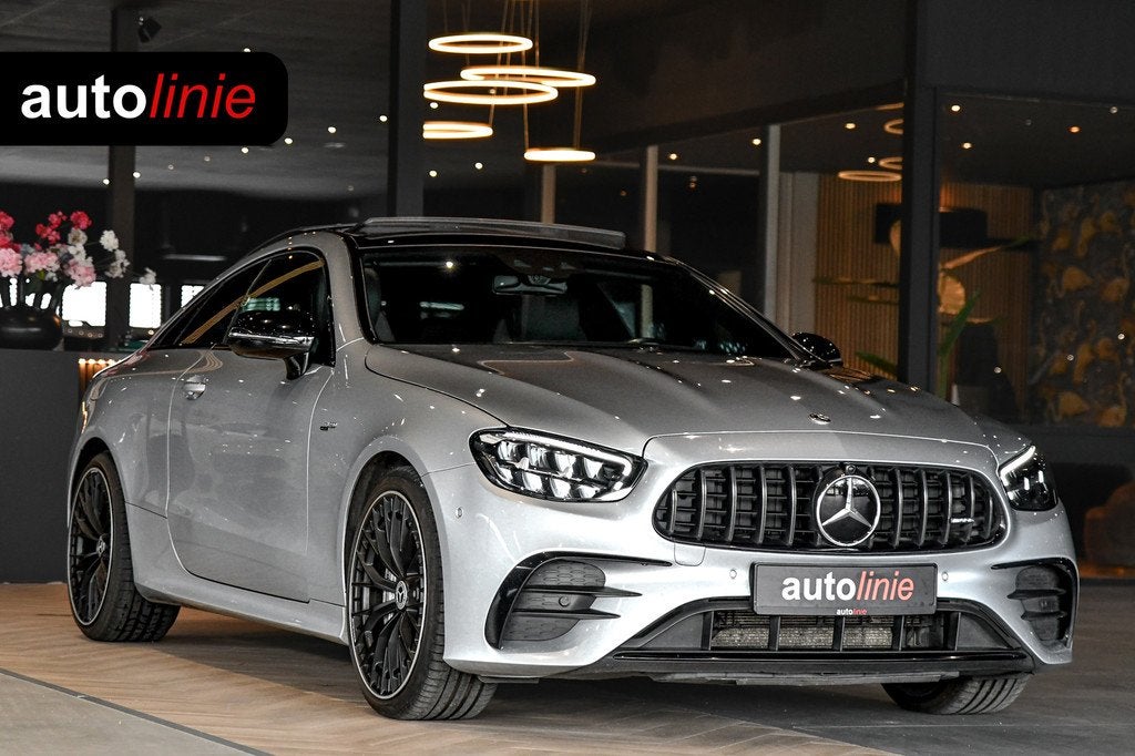 Mercedes-Benz E-klasse Coupé AMG 53 4MATIC+. Pano, Luchtv,, Auto's, Mercedes-Benz, Automaat, 435 pk, Gebruikt, 11 km/l