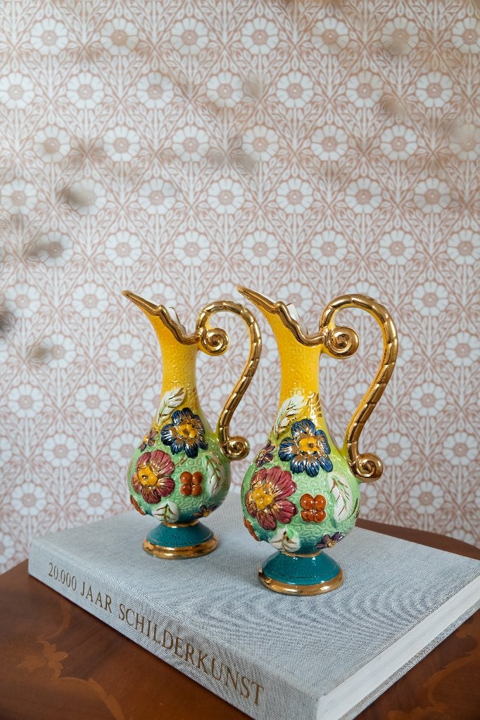 H. Bequet vaas/ kan vintage antiek, Antiek en Kunst, Ophalen of Verzenden