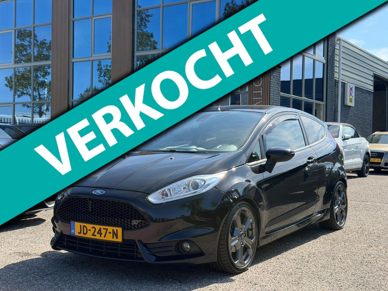 Ford Fiesta 1.6 Metal - LEDEREN BEKLEDING - ORIGINELE ST VEL, Auto's, 135 pk, Gebruikt, 4 cilinders, Zwart