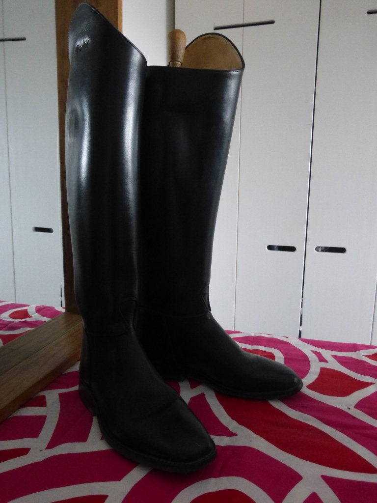 Leren rijlaarzen van Derby, Gebruikt, Dames, Schoeisel, Dressuur