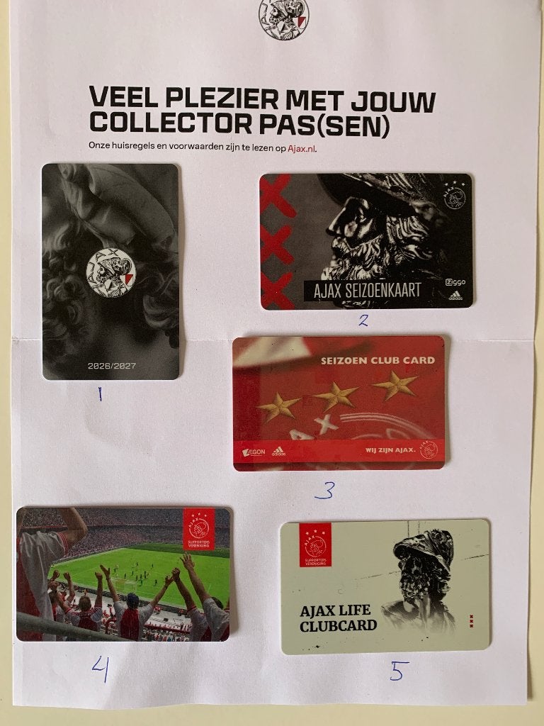 Ajax collector, Verzamelen, Sportartikelen en Voetbal, Ophalen of Verzenden, Zo goed als nieuw, Ajax, Overige typen