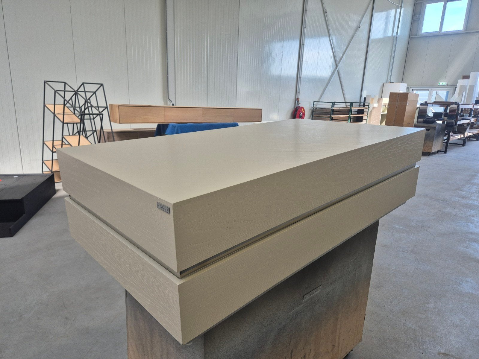Salontafel richmond sample, 100 tot 150 cm, Zo goed als nieuw, Minder dan 50 cm, Rechthoekig