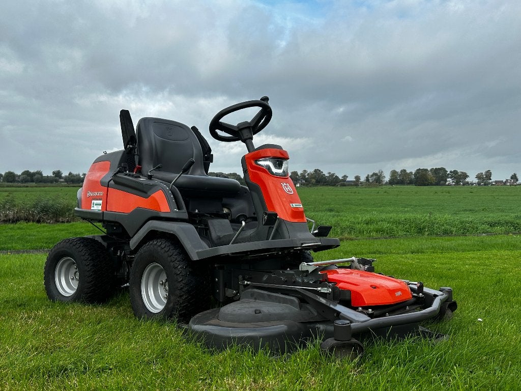 Husqvarna R420TsX AWD bouwjaar 2019 -  9150 ex btw 122cm dek, Gebruikt, Ophalen of Verzenden, 120 cm of meer, Mulchfunctie