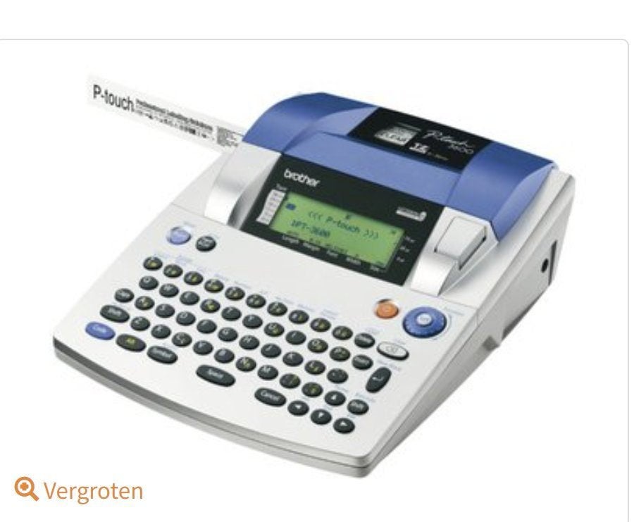 Brother label printer P Toutch 3900, Computers en Software, Labelprinters, Qwerty, Nieuw, Ophalen of Verzenden, Tape-label