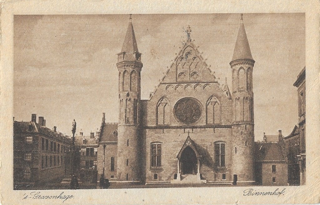 AK 's-Gravenhage - Binnenhof, Verzenden, 1920 tot 1940, Gelopen, Zuid-Holland
