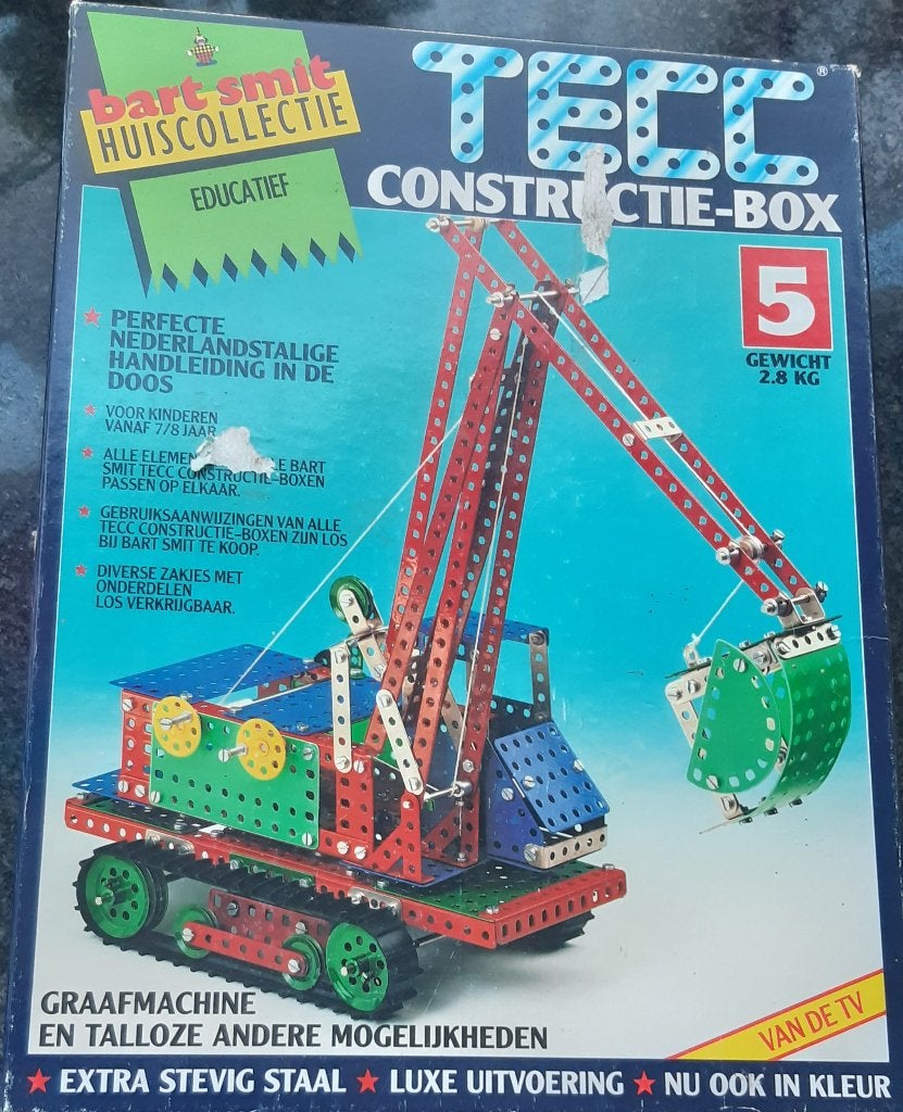 (MECANO) TECC CONSTRUCTIE BOX., Ophalen of Verzenden, Zo goed als nieuw, Groter dan 1:32
