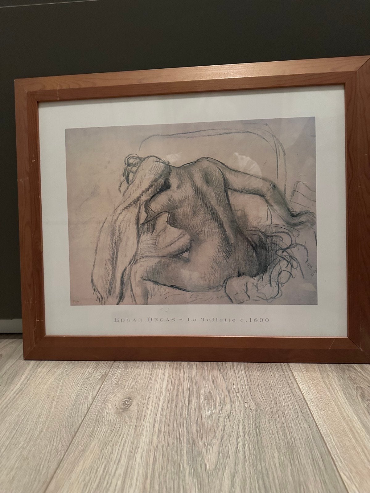Edgar Degas LaToilette, Ophalen of Verzenden