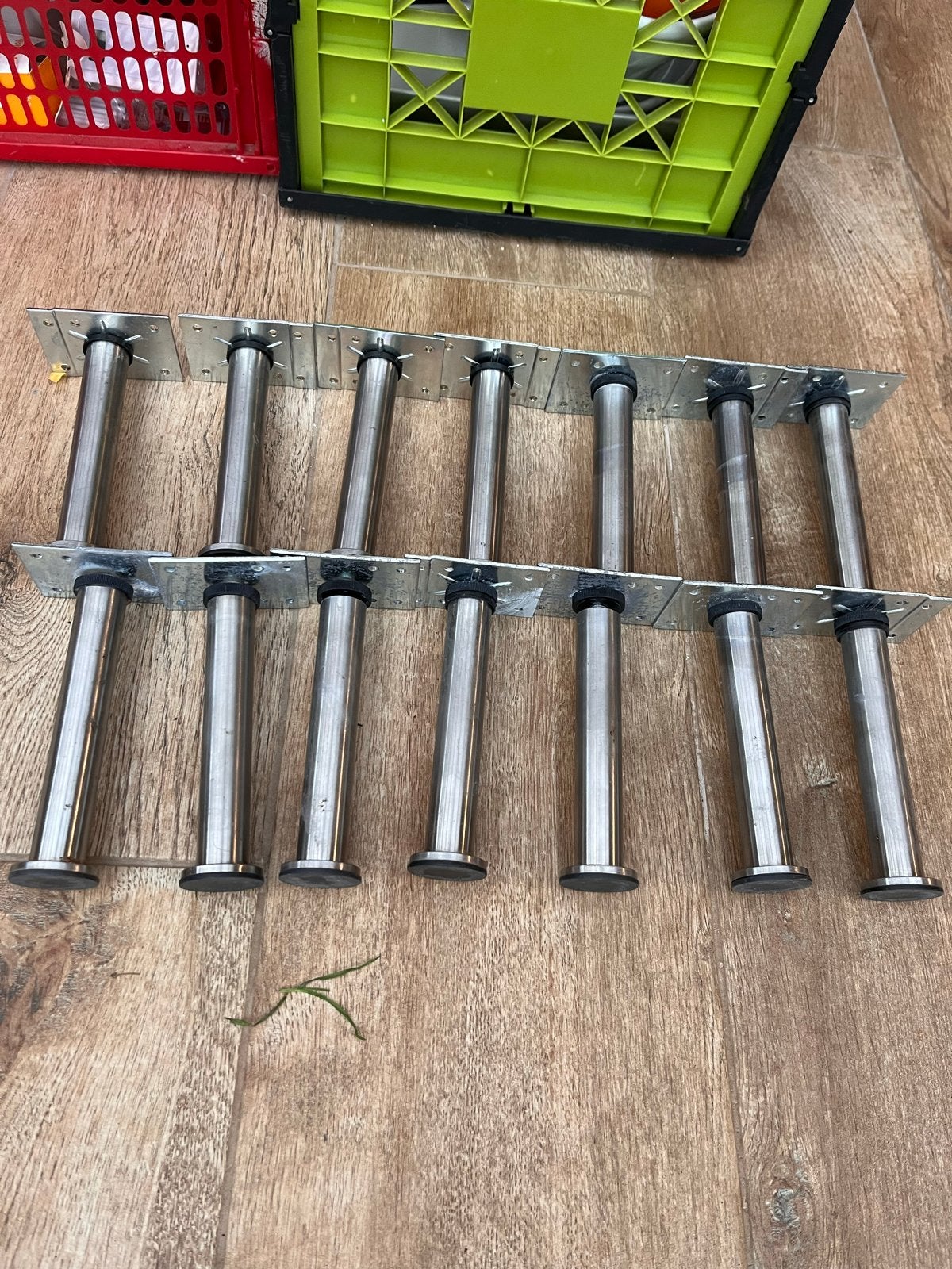 IKEA Capita meubelpoten RVS 16cm - 14 stuks, Ophalen of Verzenden, Gebruikt